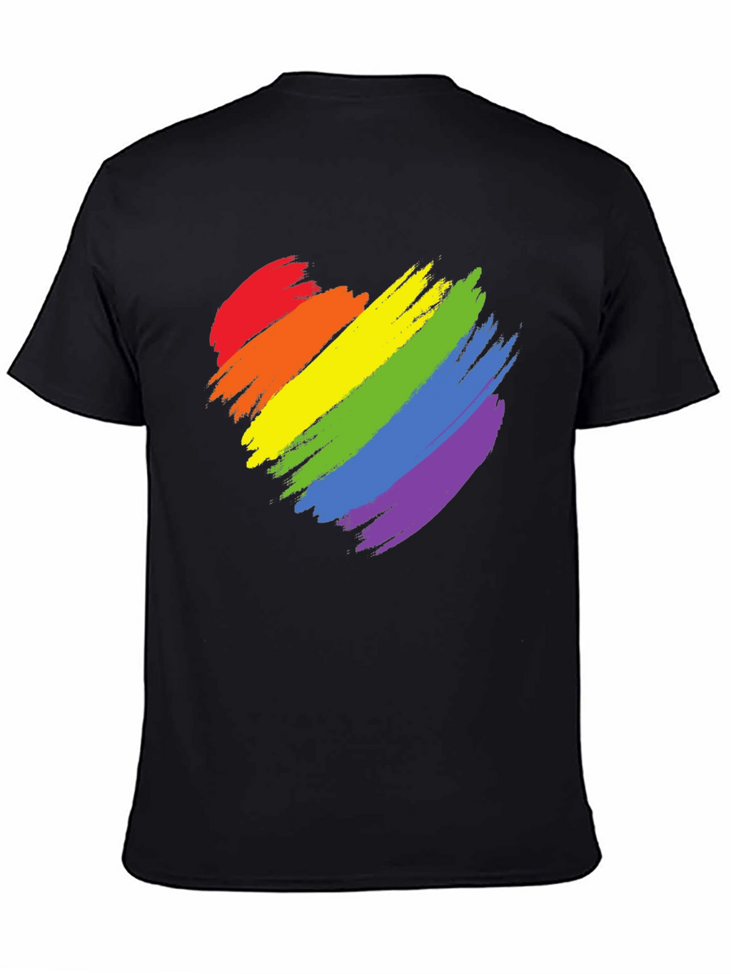 Pride Heart T-Shirt - Rainbow Love Tee