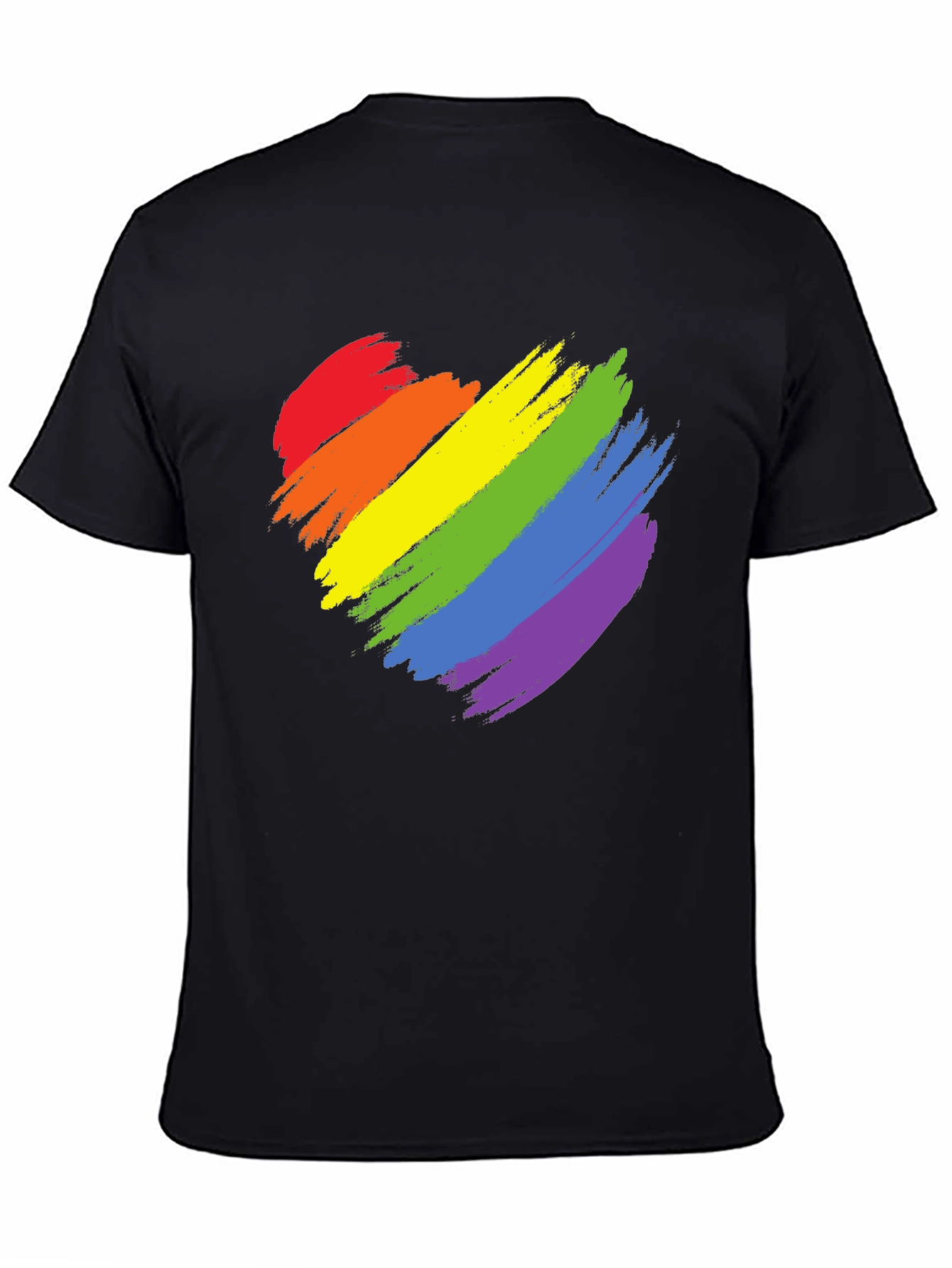 Pride Heart T-Shirt - Rainbow Love Tee