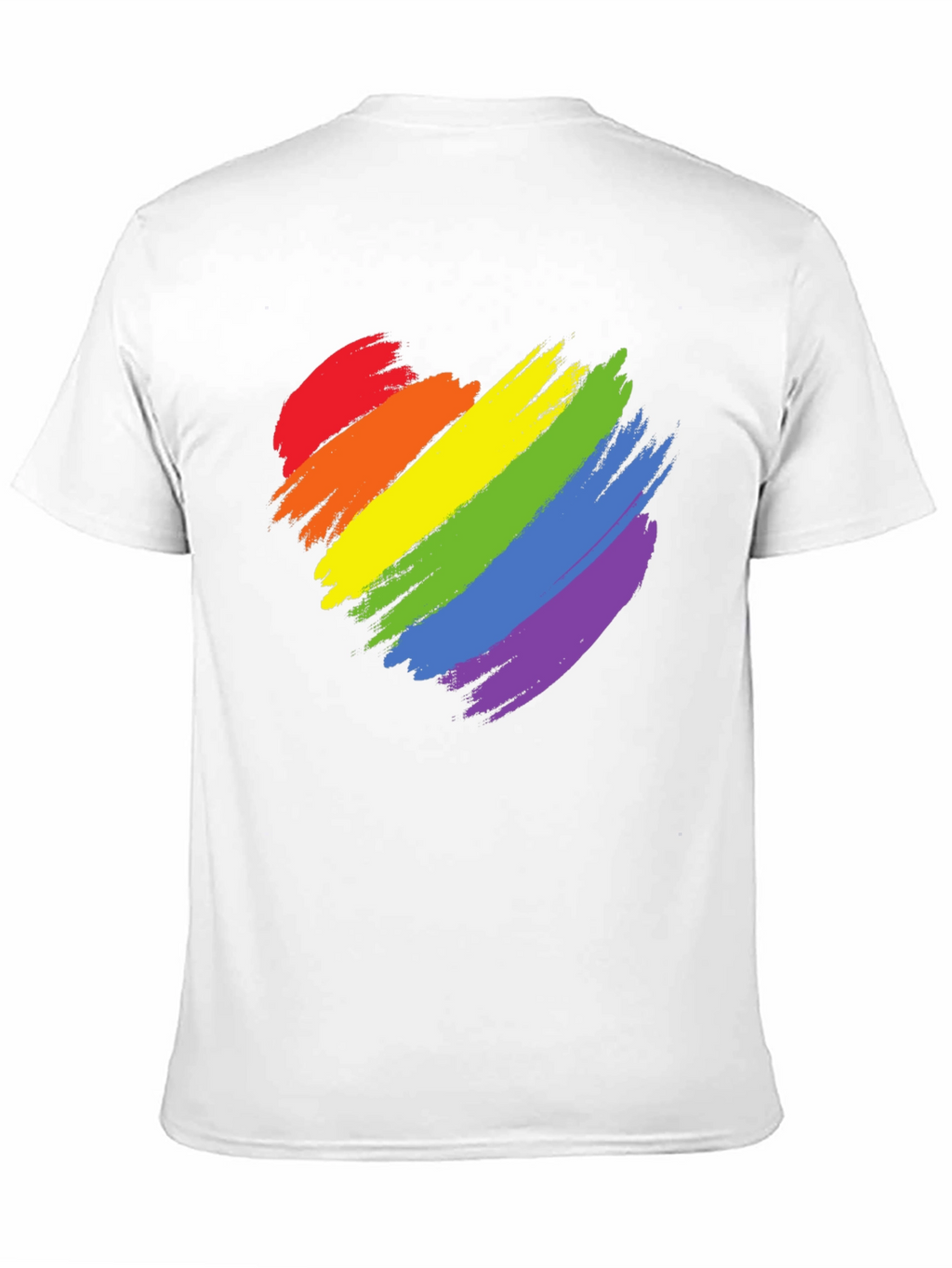 Pride Heart T-Shirt - Rainbow Love Tee