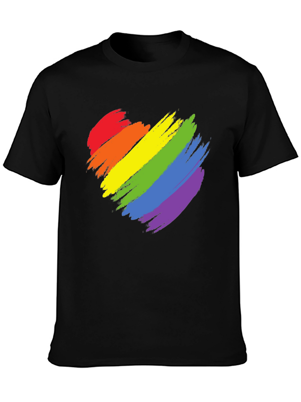 Pride Heart T-Shirt - Rainbow Love Tee