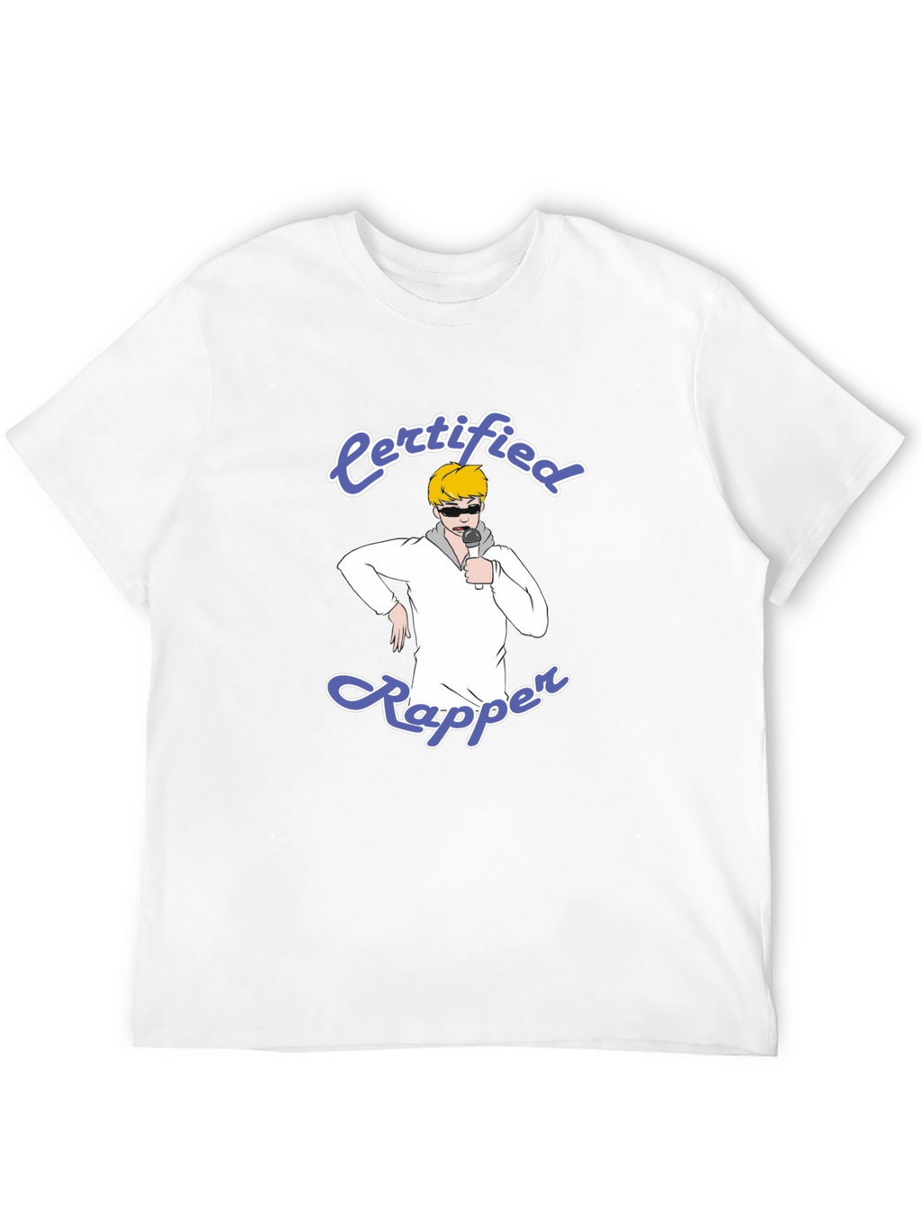 Certified Rapper T-Shirt - Black Cotton Tee