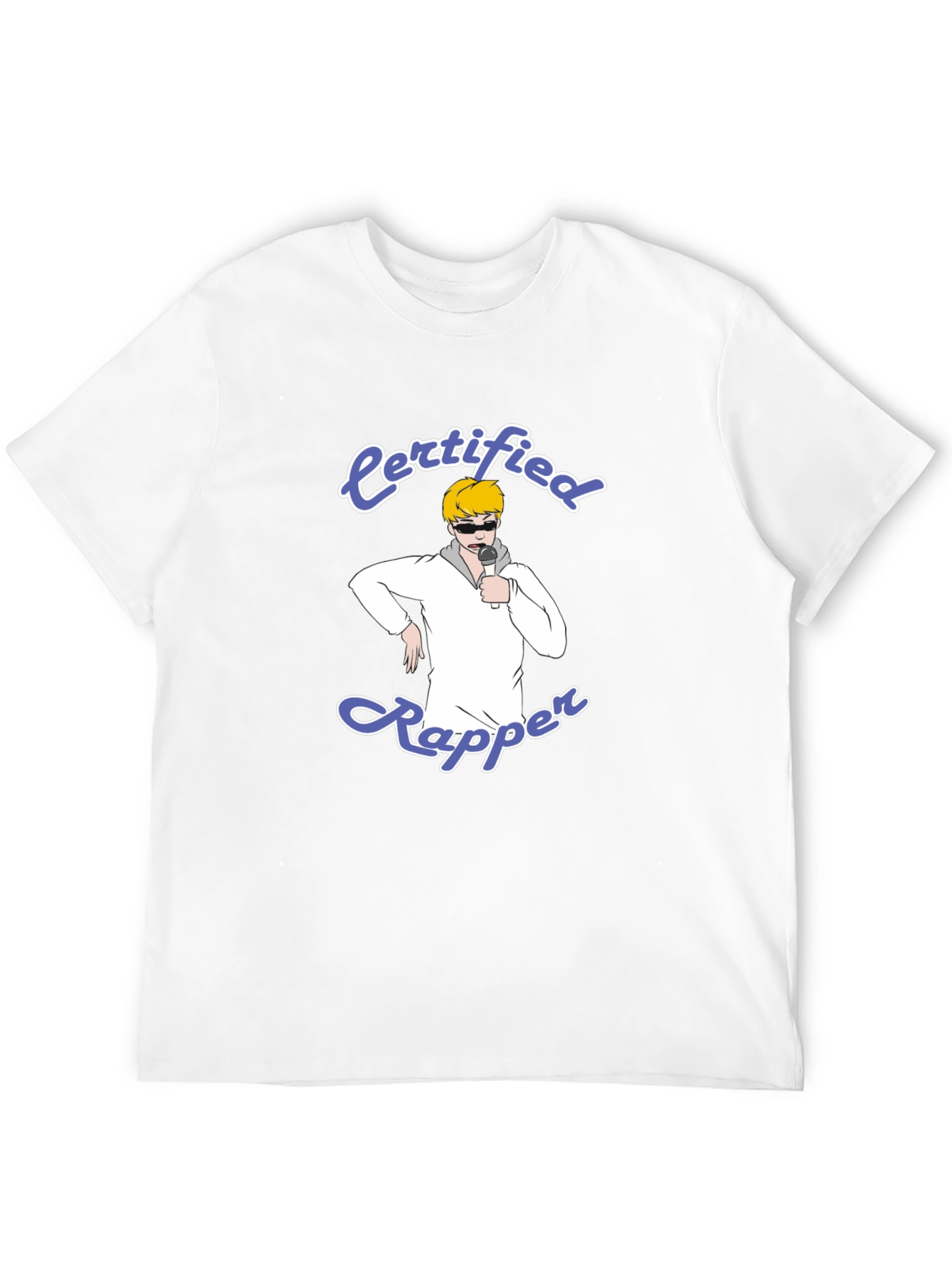 Certified Rapper T-Shirt - Black Cotton Tee