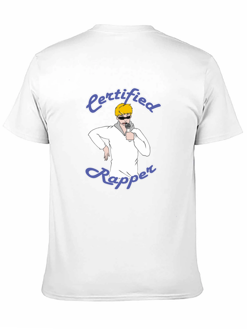 Certified Rapper T-Shirt - Black Cotton Tee