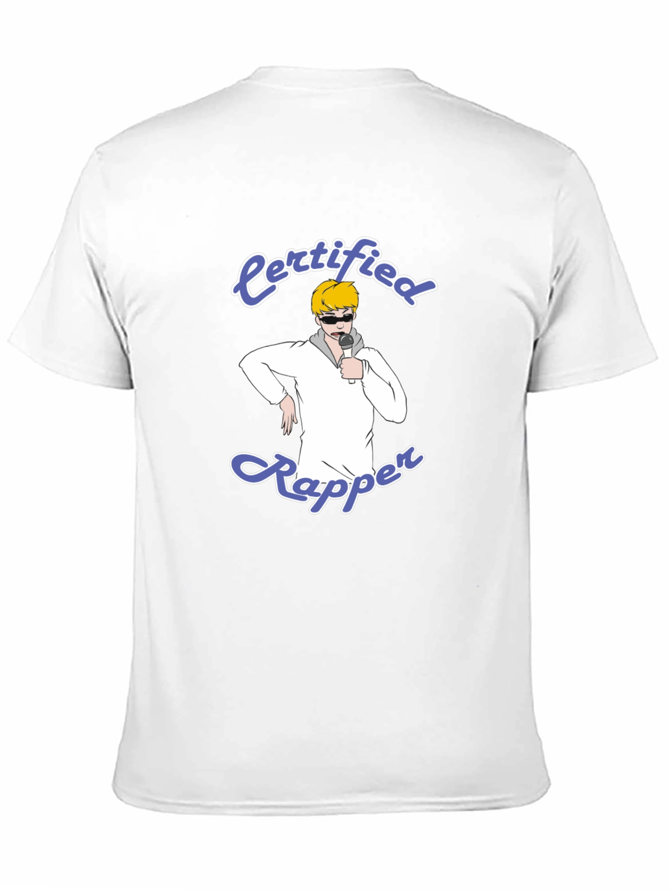 Certified Rapper T-Shirt - Black Cotton Tee
