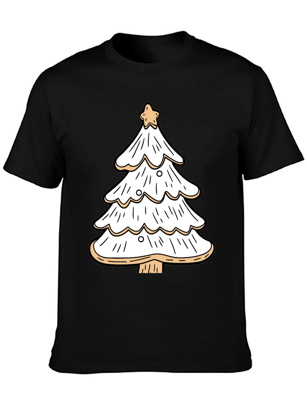 Festive Christmas Tree Graphic Tee