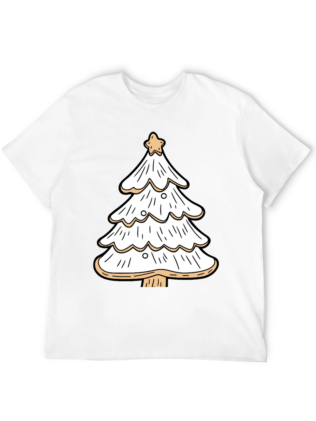 Festive Christmas Tree Graphic Tee