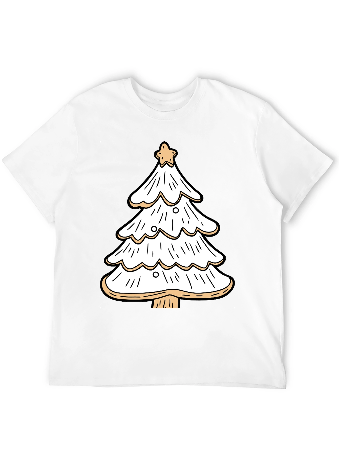 Festive Christmas Tree Graphic Tee