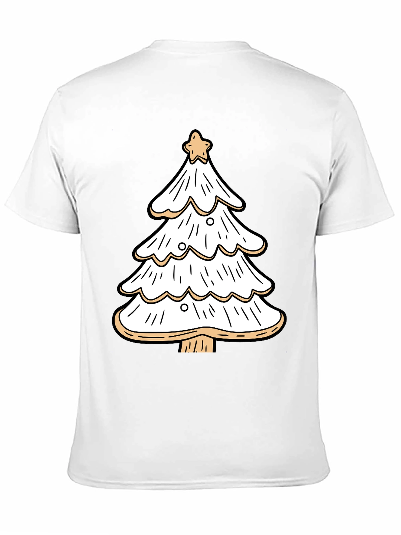 Festive Christmas Tree Graphic Tee