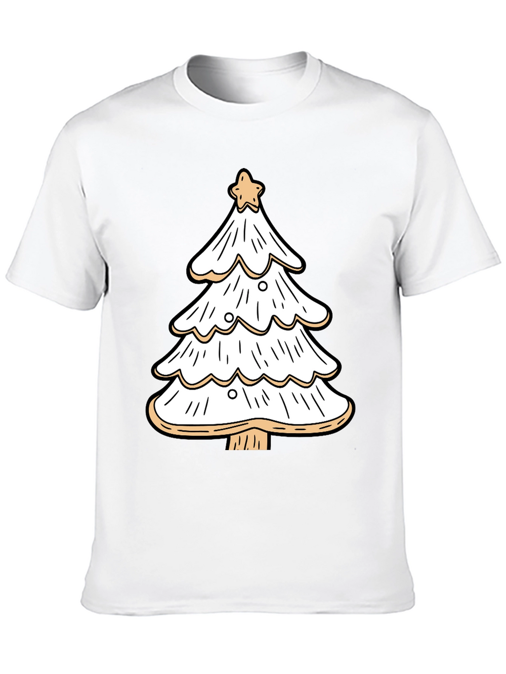 Festive Christmas Tree Graphic Tee
