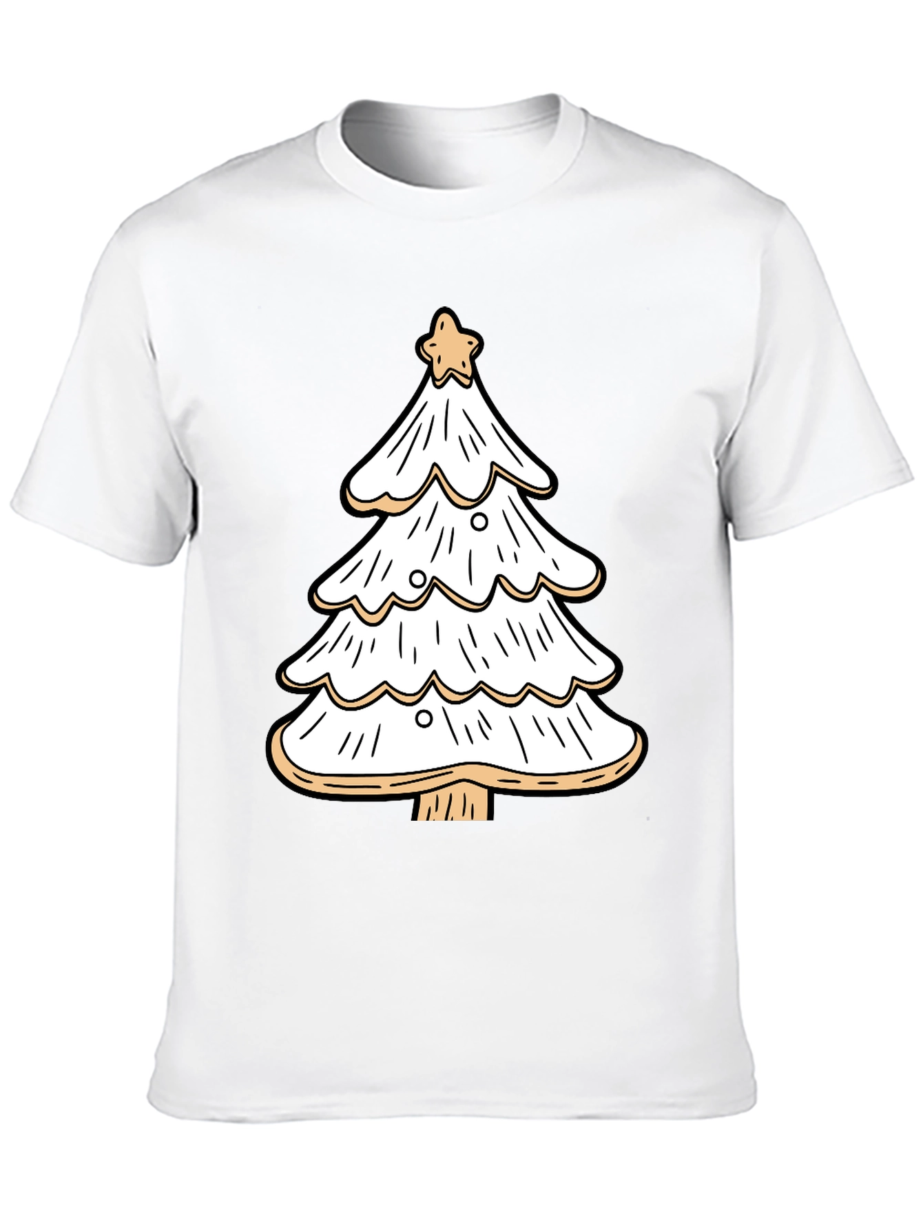 Festive Christmas Tree Graphic Tee