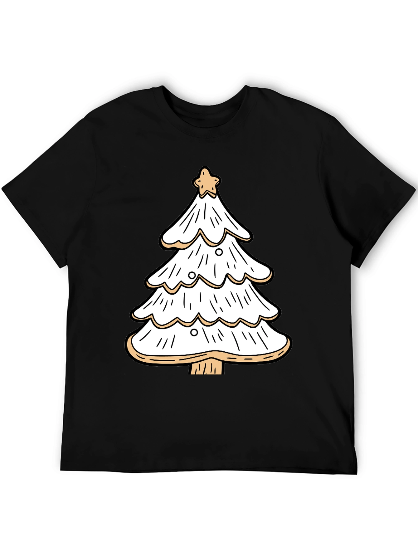 Festive Christmas Tree Graphic Tee