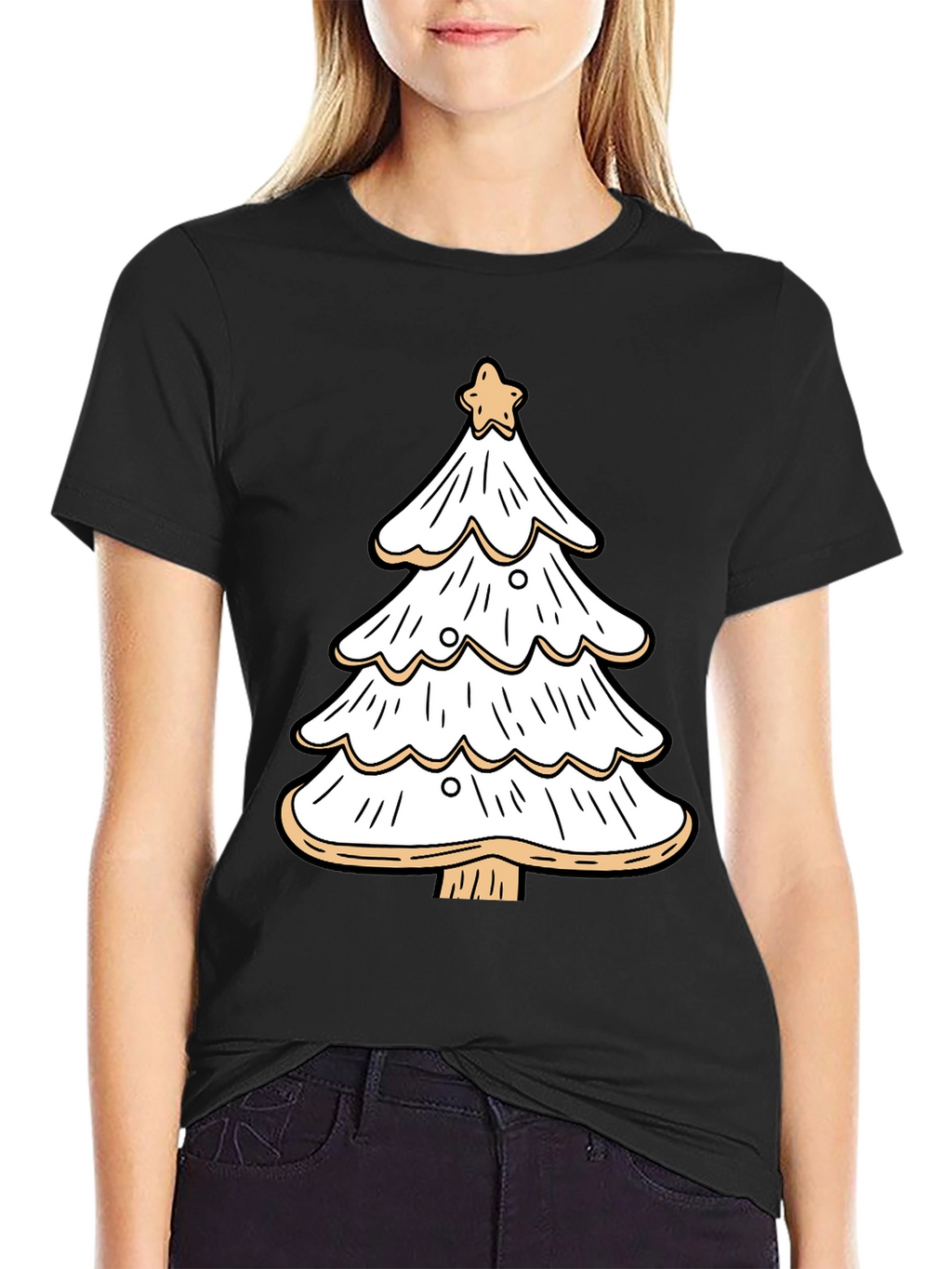 Festive Christmas Tree Graphic Tee