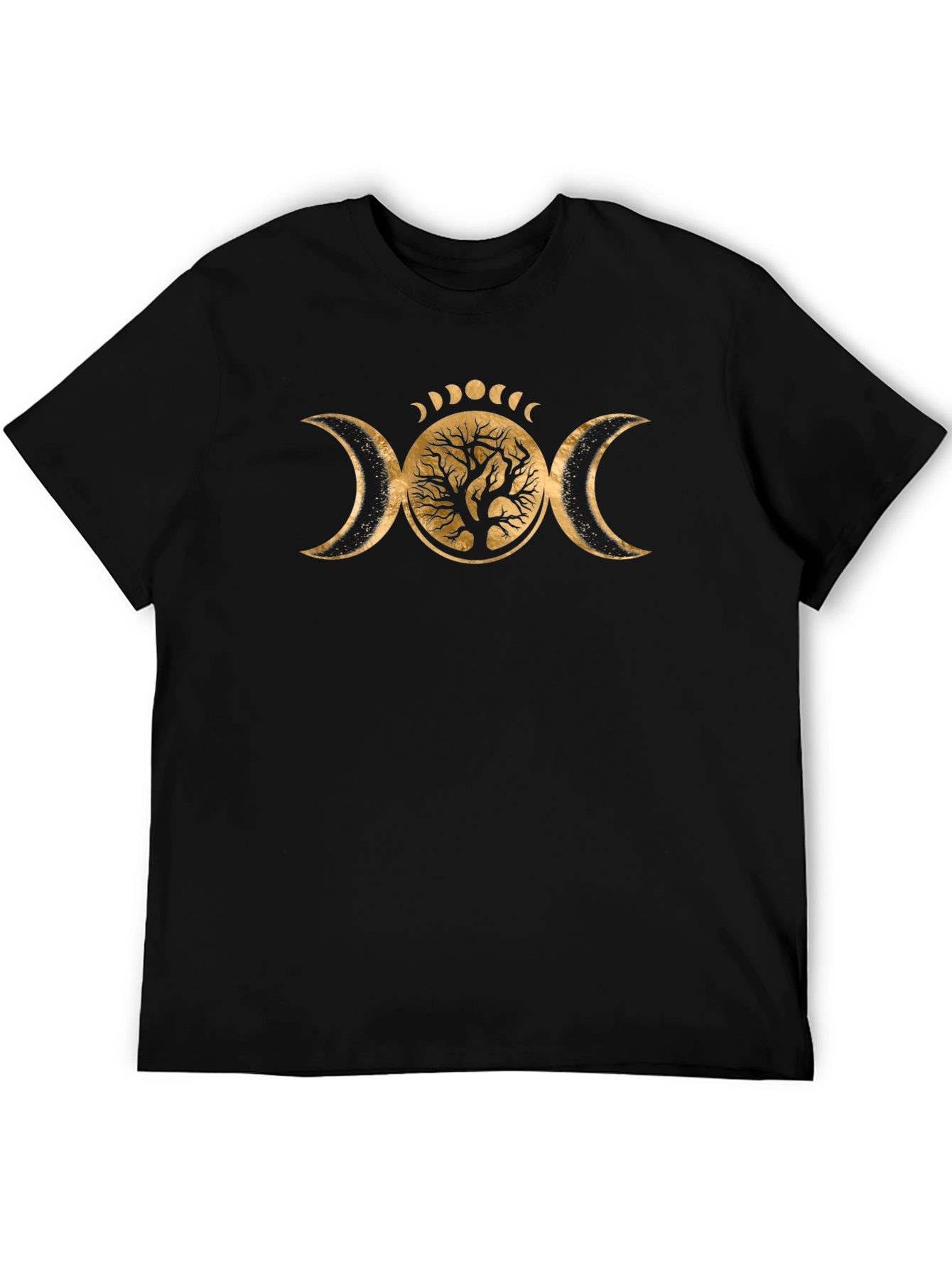 Triple Moon Goddess Tree of Life Graphic T-Shirt