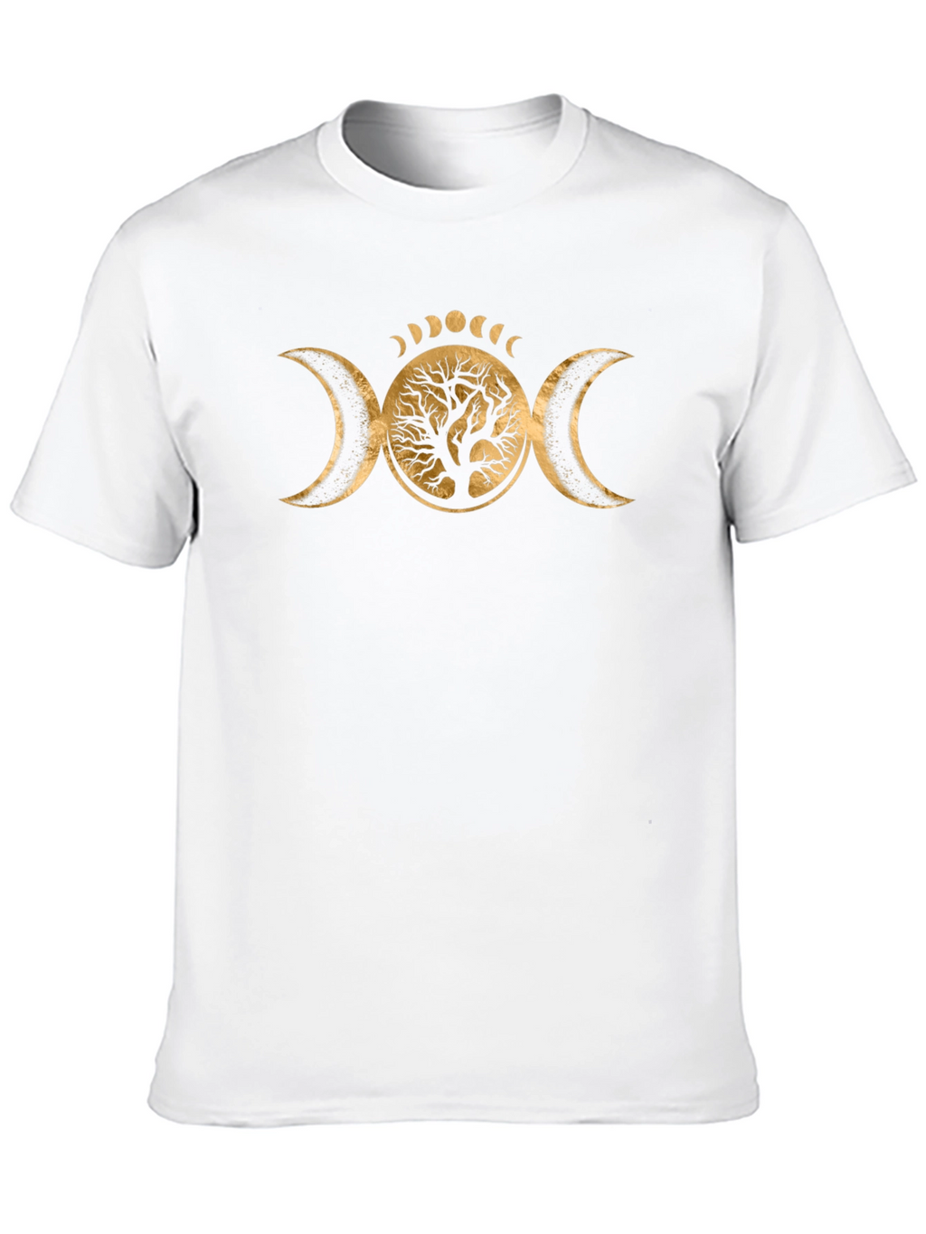 Triple Moon Goddess Tree of Life Graphic T-Shirt