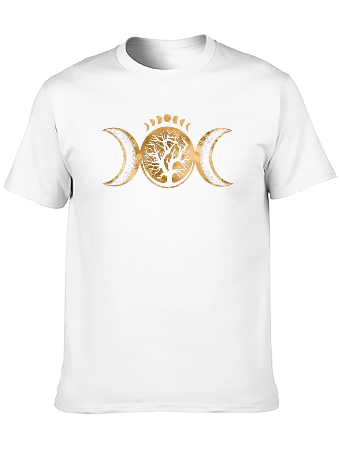 Triple Moon Goddess Tree of Life Graphic T-Shirt