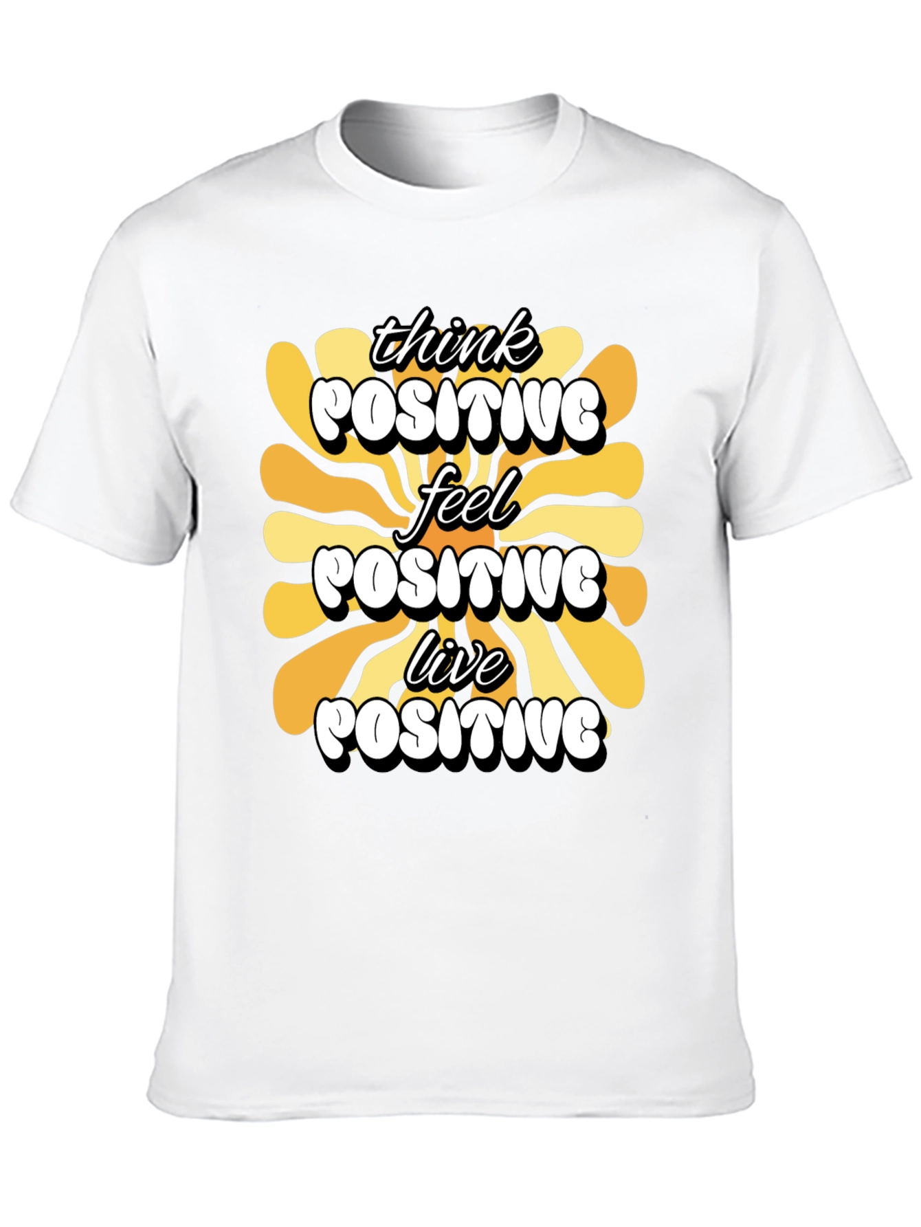 Think Positive Graphic T-Shirt