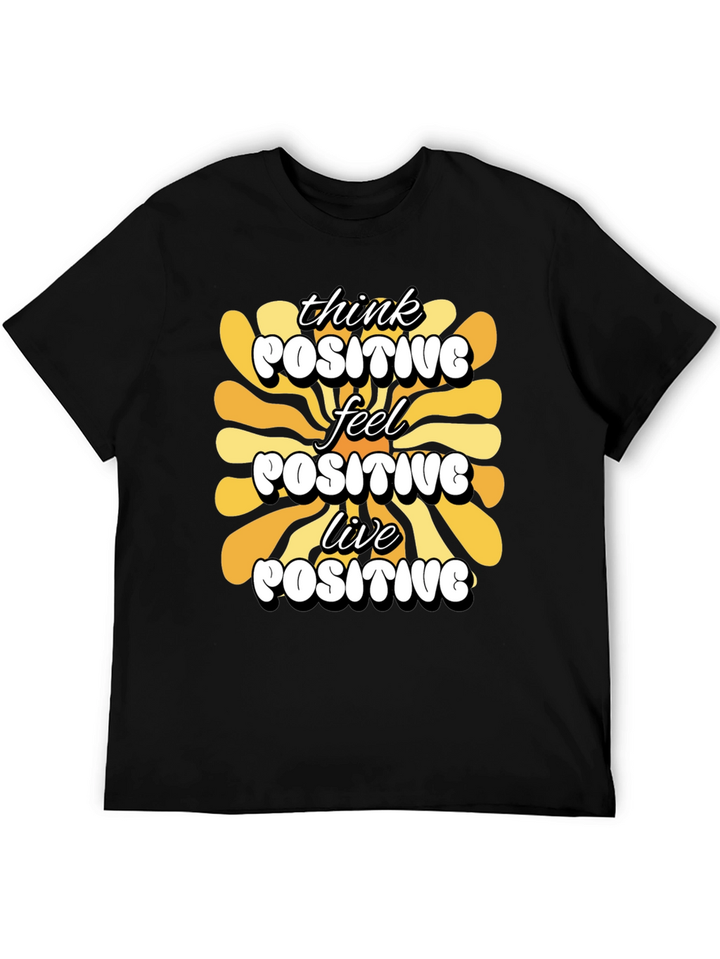 Think Positive Graphic T-Shirt