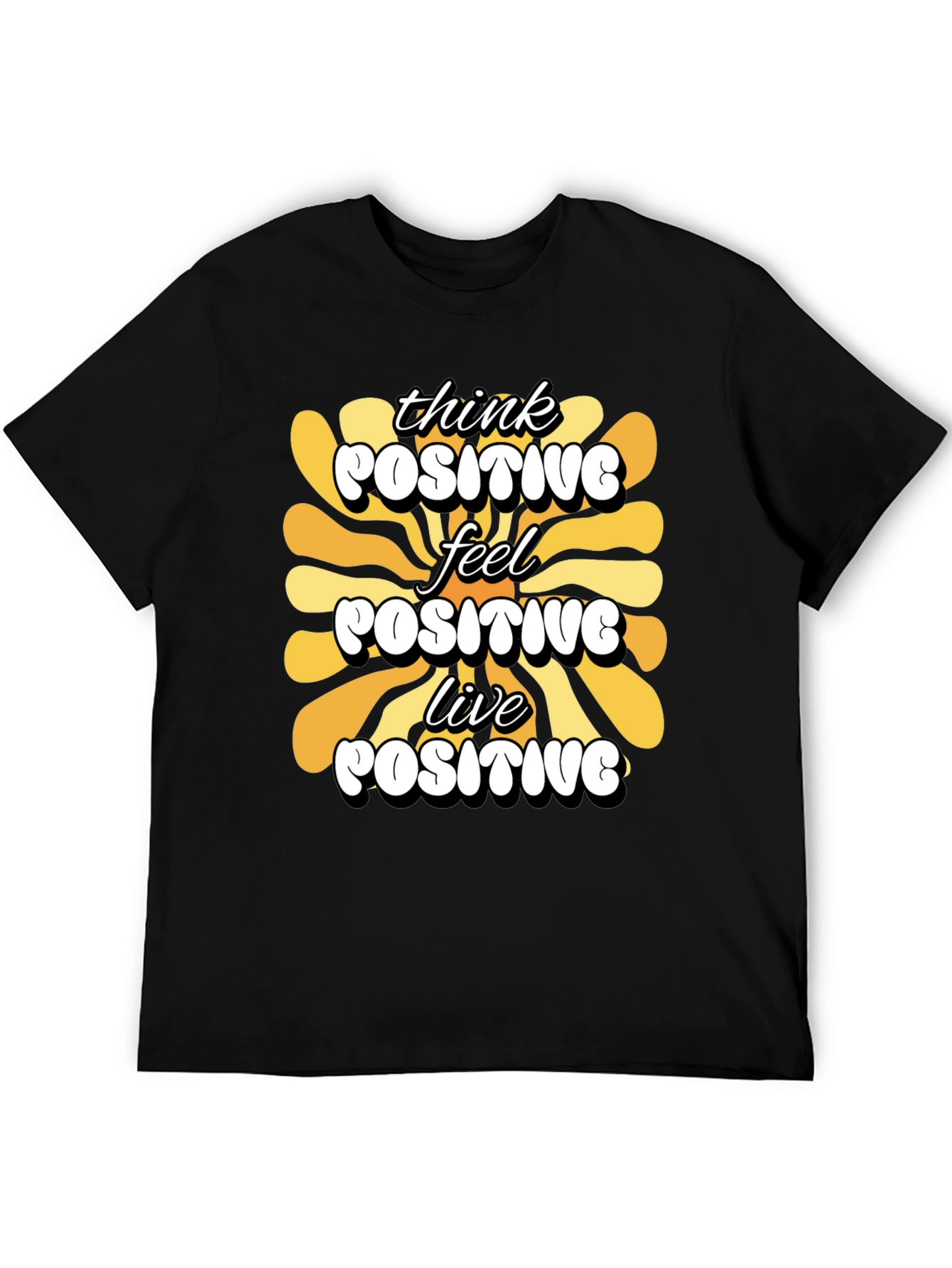 Think Positive Graphic T-Shirt