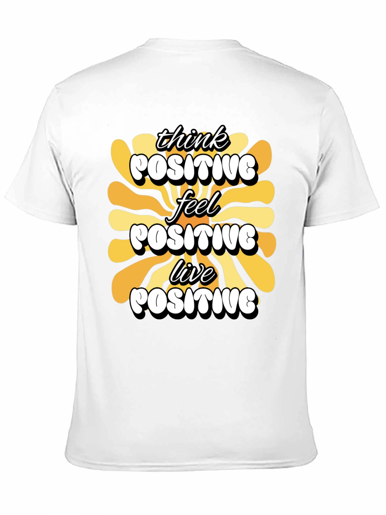 Think Positive Graphic T-Shirt