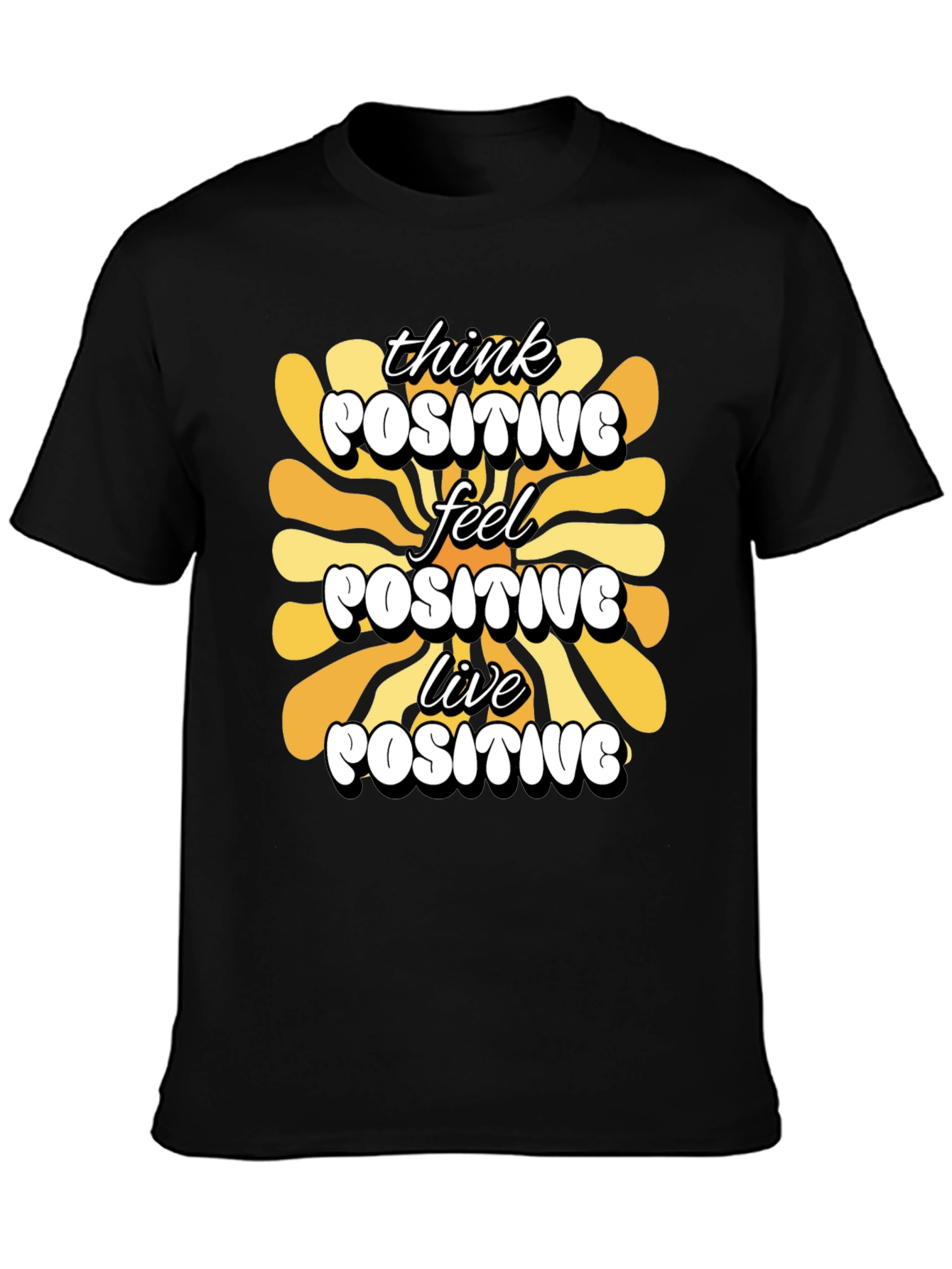 Think Positive Graphic T-Shirt