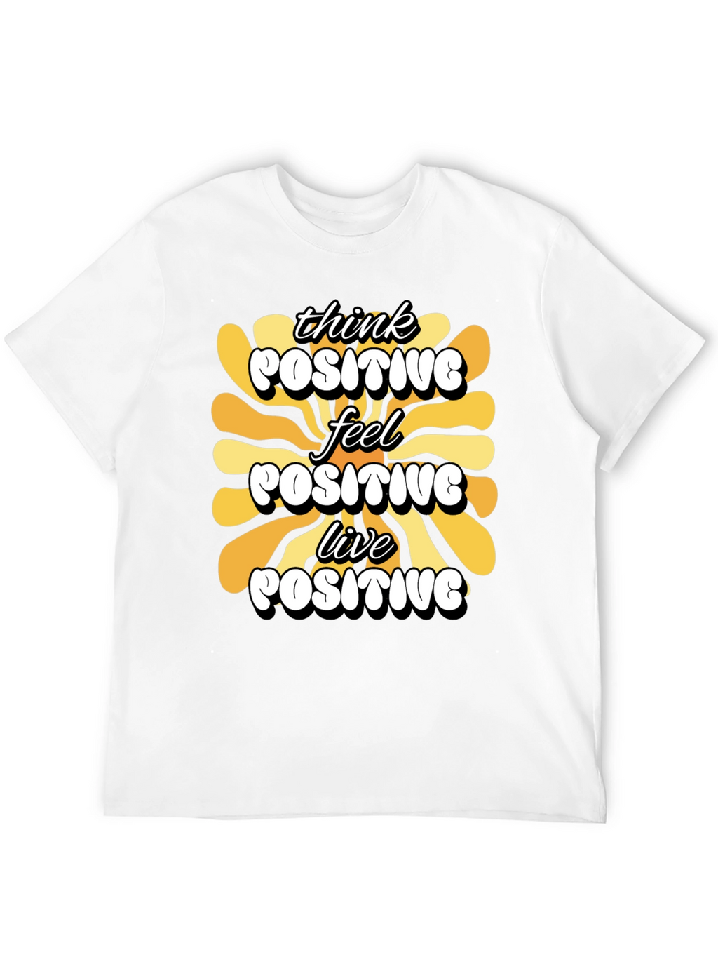 Think Positive Graphic T-Shirt