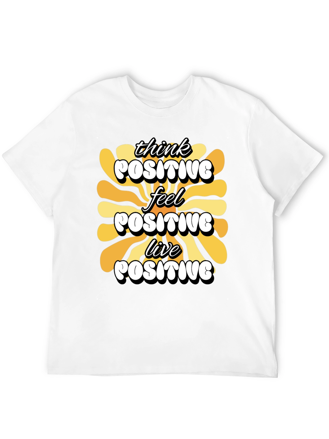 Think Positive Graphic T-Shirt