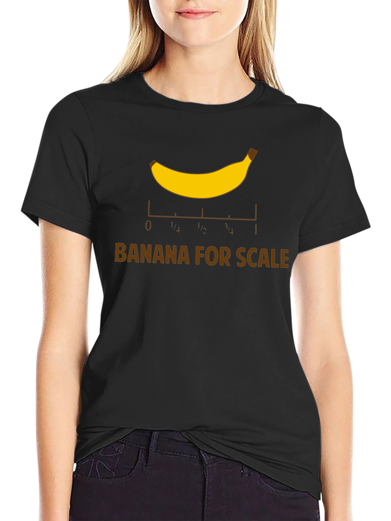 Banana for Scale T-Shirt - Funny Math Geek Tee