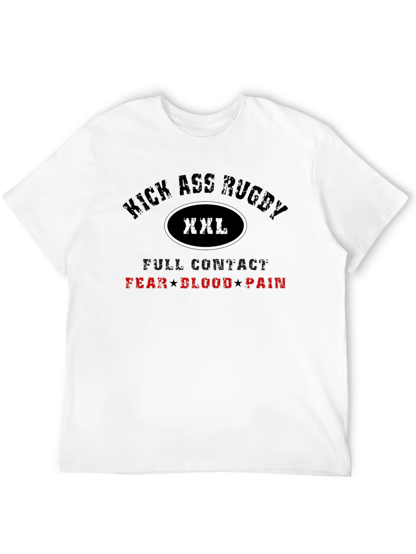 Kick Ass Rugby XXL Black T-Shirt