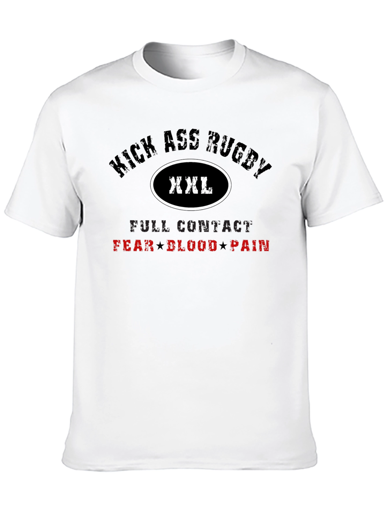 Kick Ass Rugby XXL Black T-Shirt