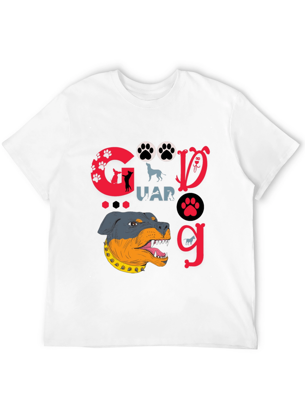 Dog Guard T-Shirt - Rottweiler Graphic Tee