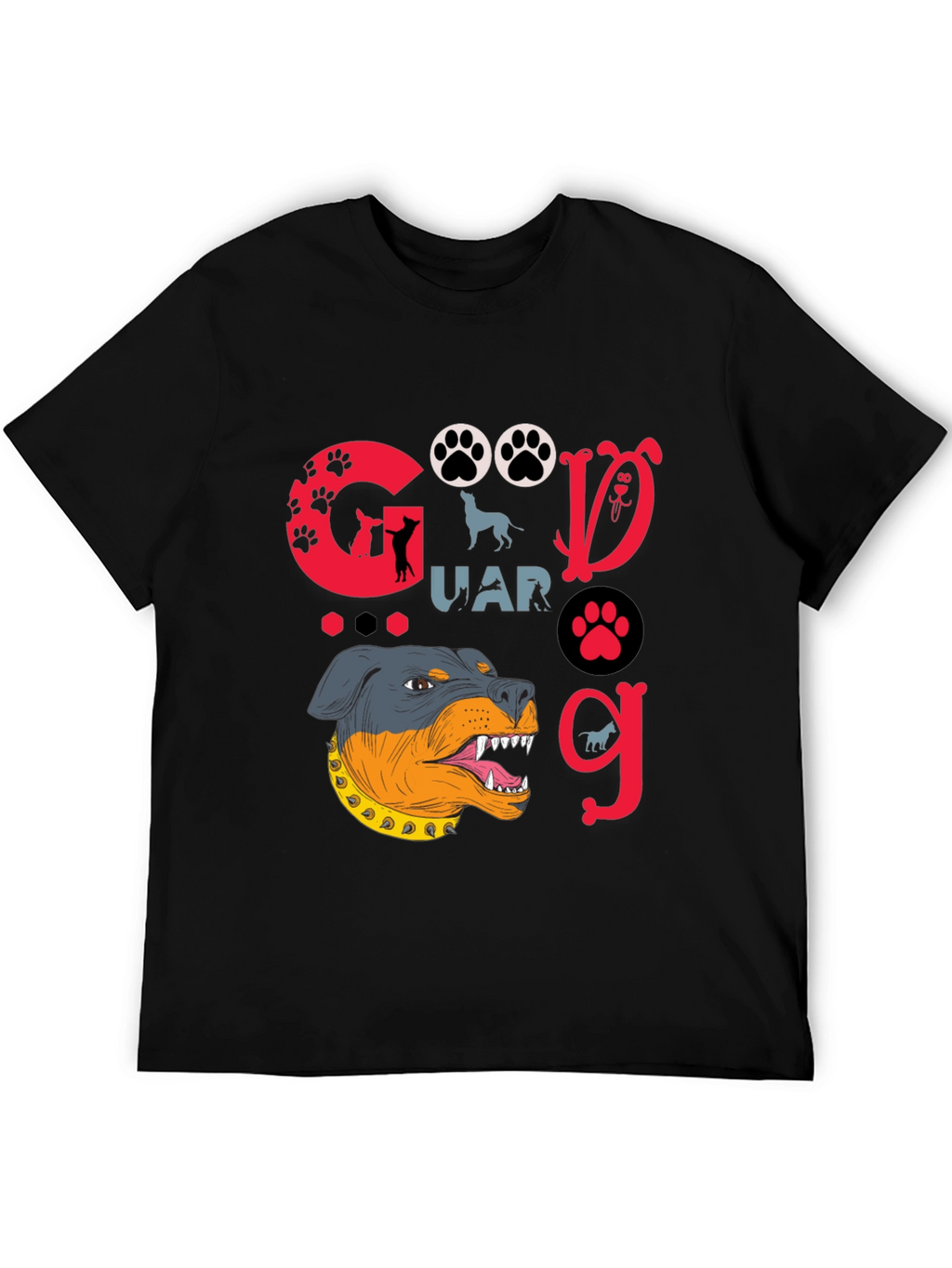 Dog Guard T-Shirt - Rottweiler Graphic Tee