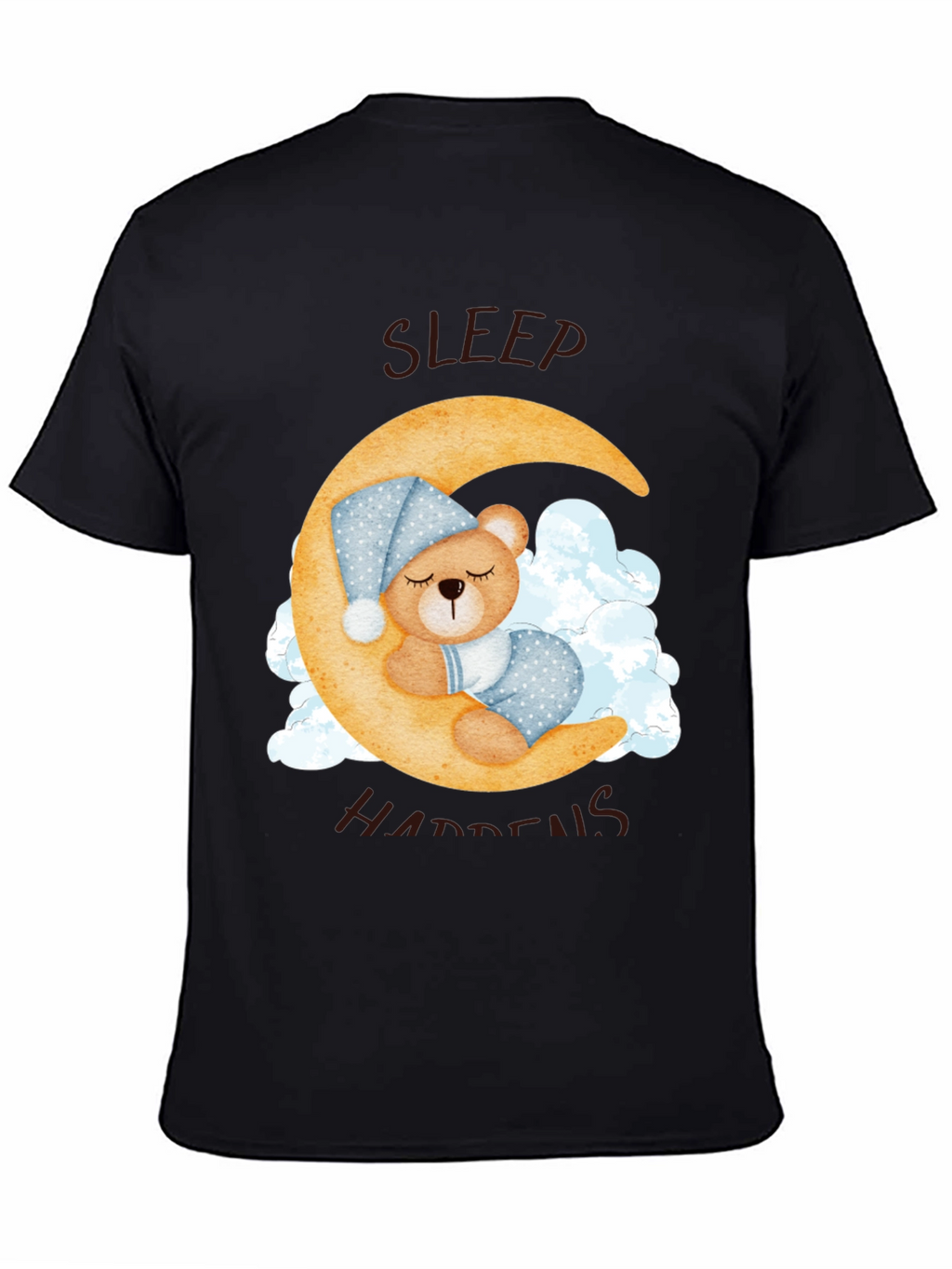 Sleepy Bear Moon T-Shirt - Dreamy Comfort