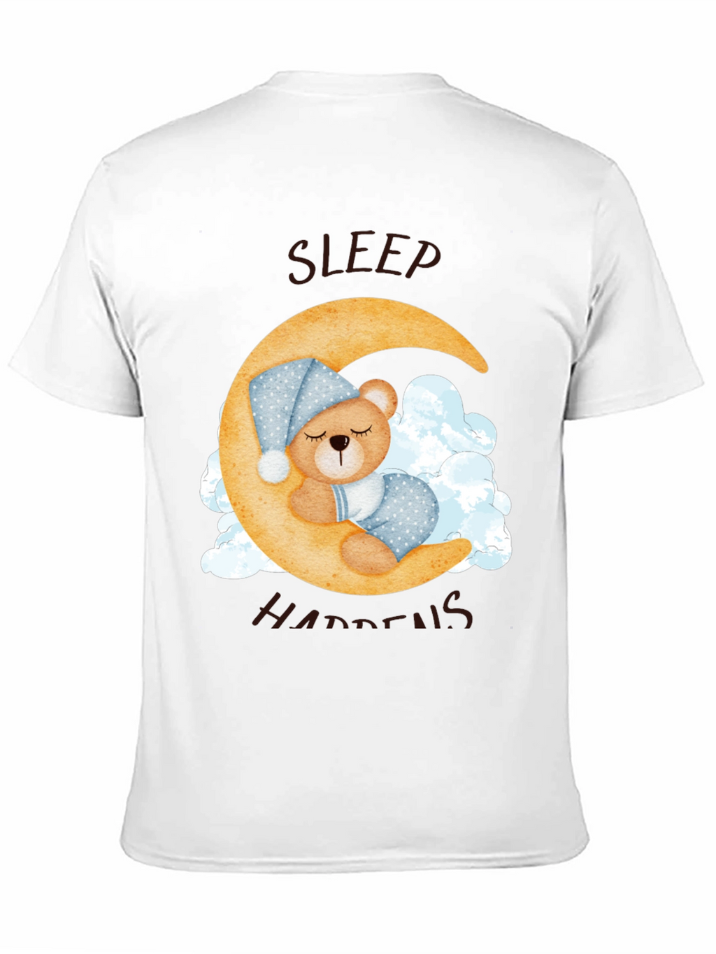 Sleepy Bear Moon T-Shirt - Dreamy Comfort
