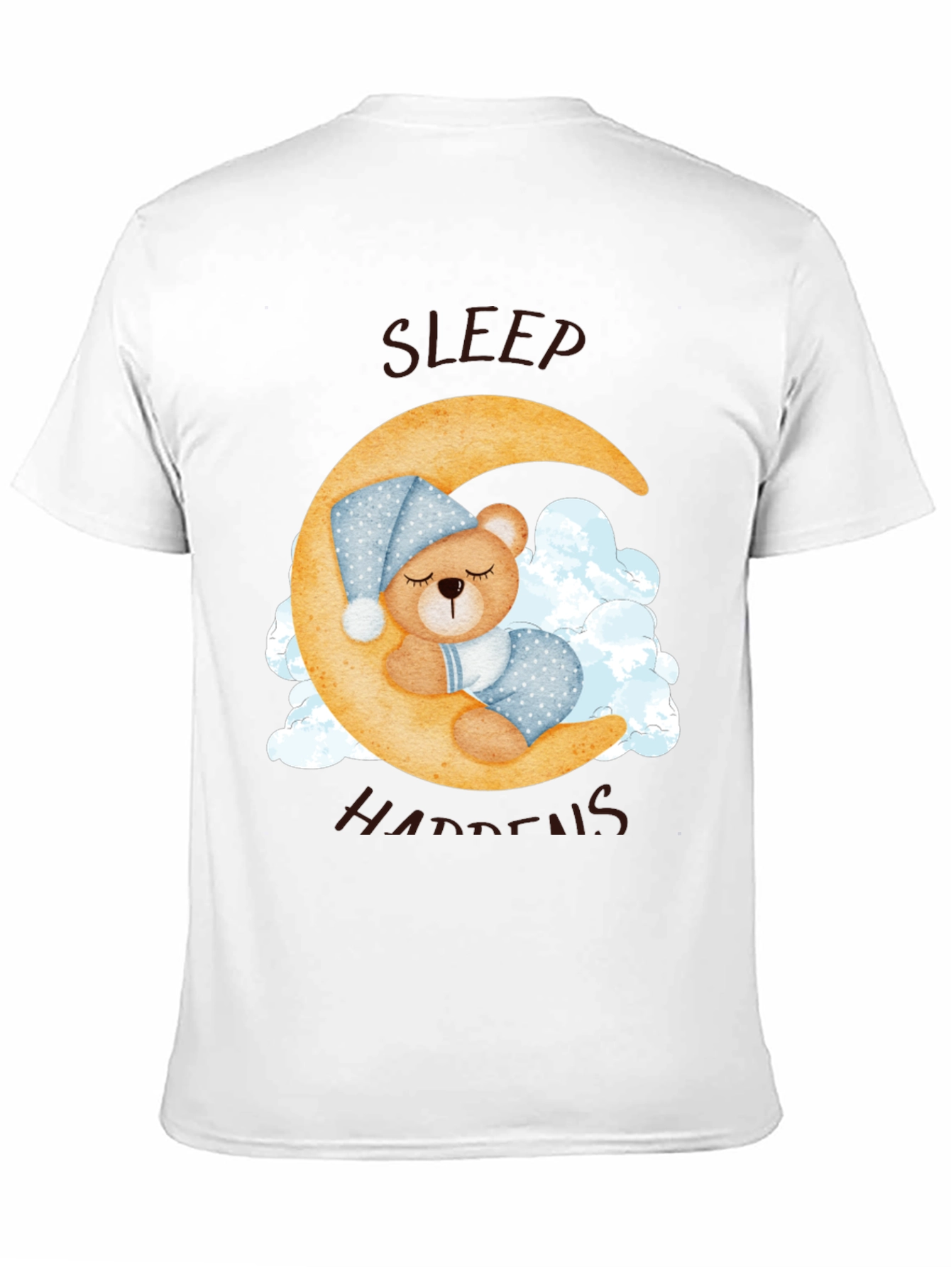 Sleepy Bear Moon T-Shirt - Dreamy Comfort
