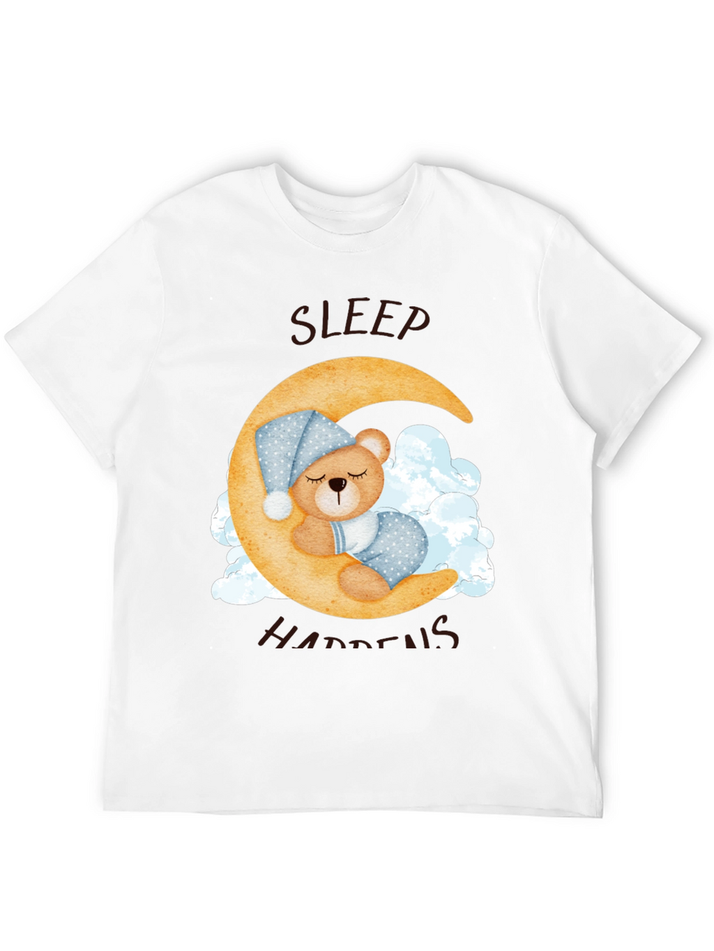 Sleepy Bear Moon T-Shirt - Dreamy Comfort
