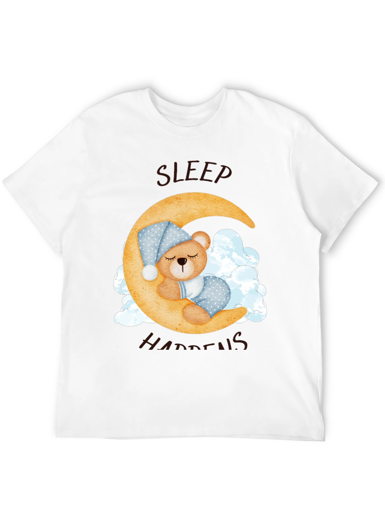 Sleepy Bear Moon T-Shirt - Dreamy Comfort