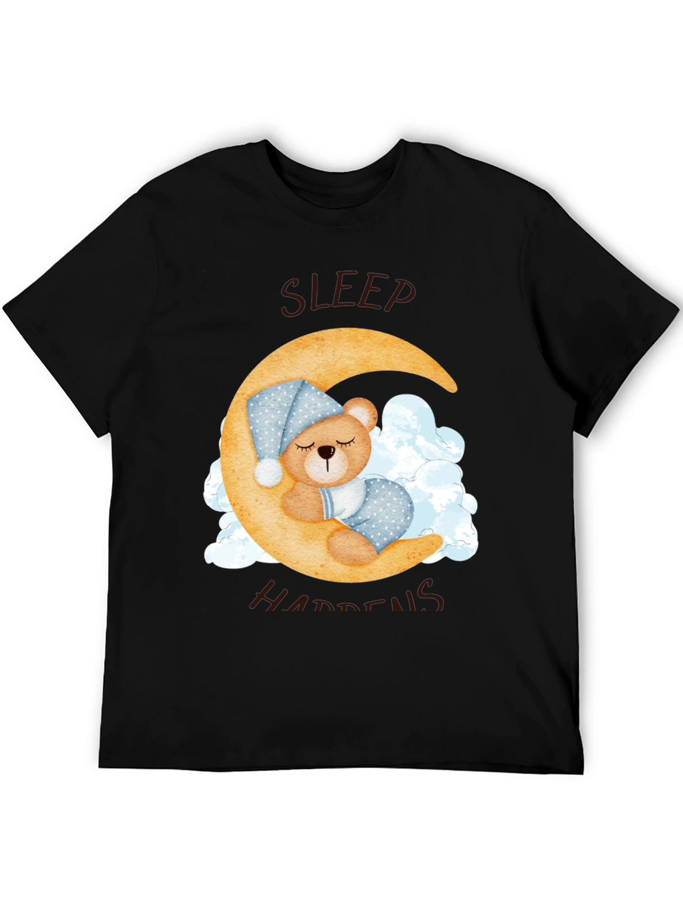 Sleepy Bear Moon T-Shirt - Dreamy Comfort