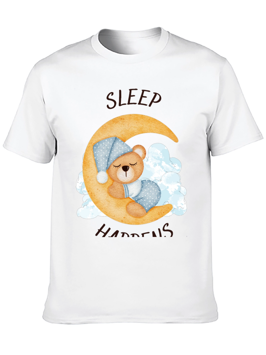 Sleepy Bear Moon T-Shirt - Dreamy Comfort