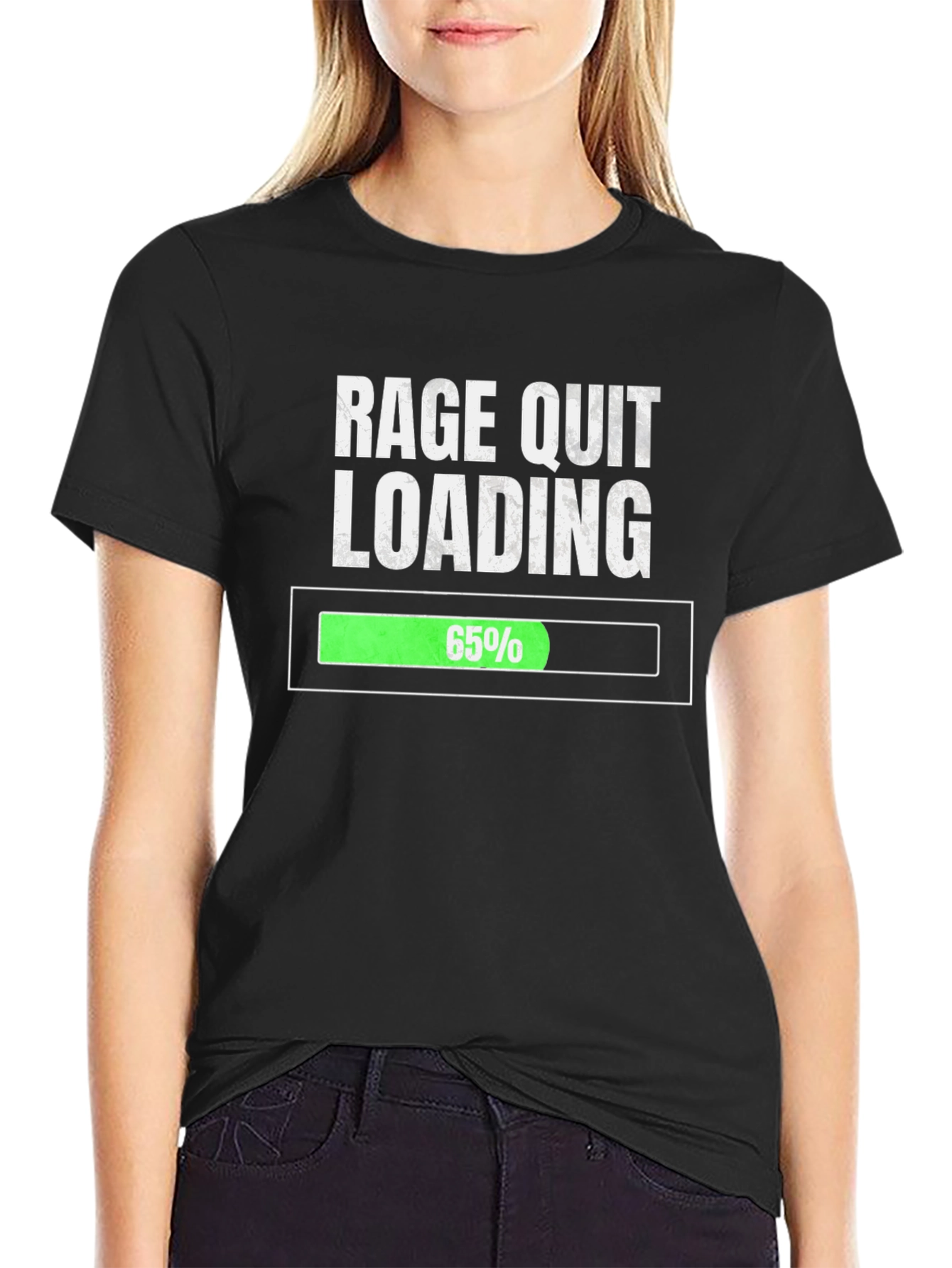 Rage Quit Loading T-Shirt - Gamer Humor Tee