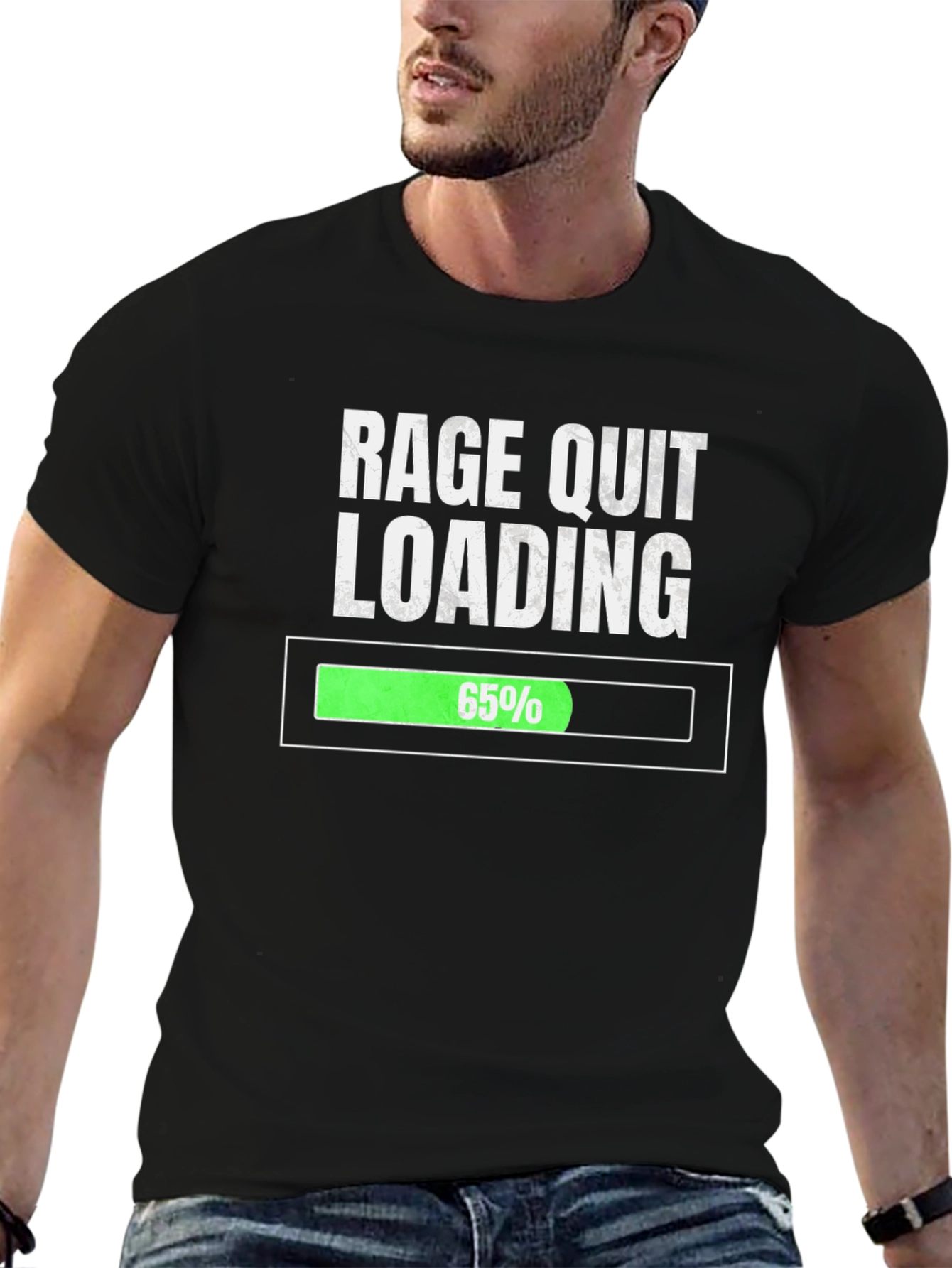 Rage Quit Loading T-Shirt - Gamer Humor Tee