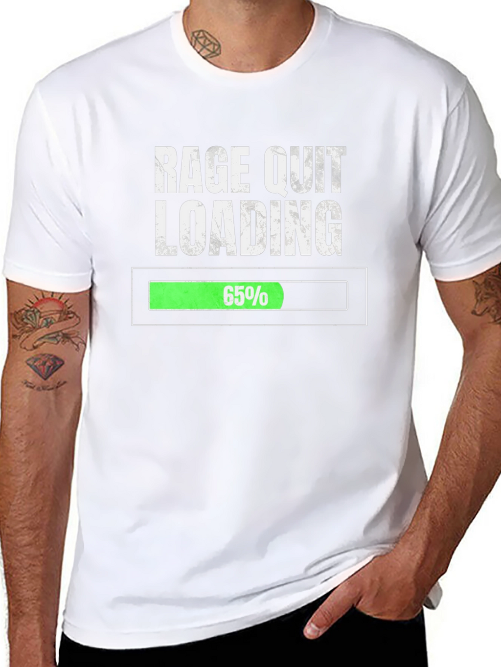 Rage Quit Loading T-Shirt - Gamer Humor Tee