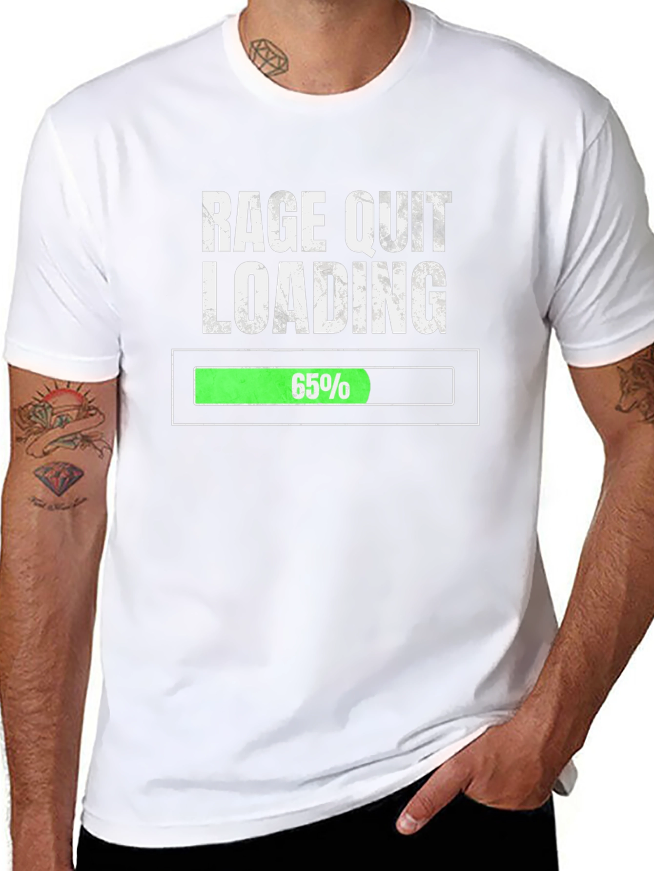 Rage Quit Loading T-Shirt - Gamer Humor Tee