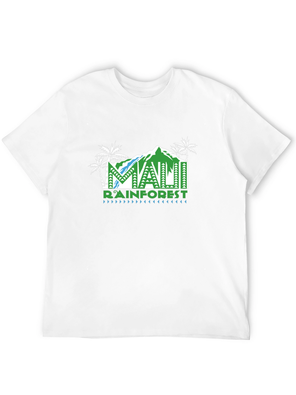 Maui Rainforest Graphic T-Shirt - Black