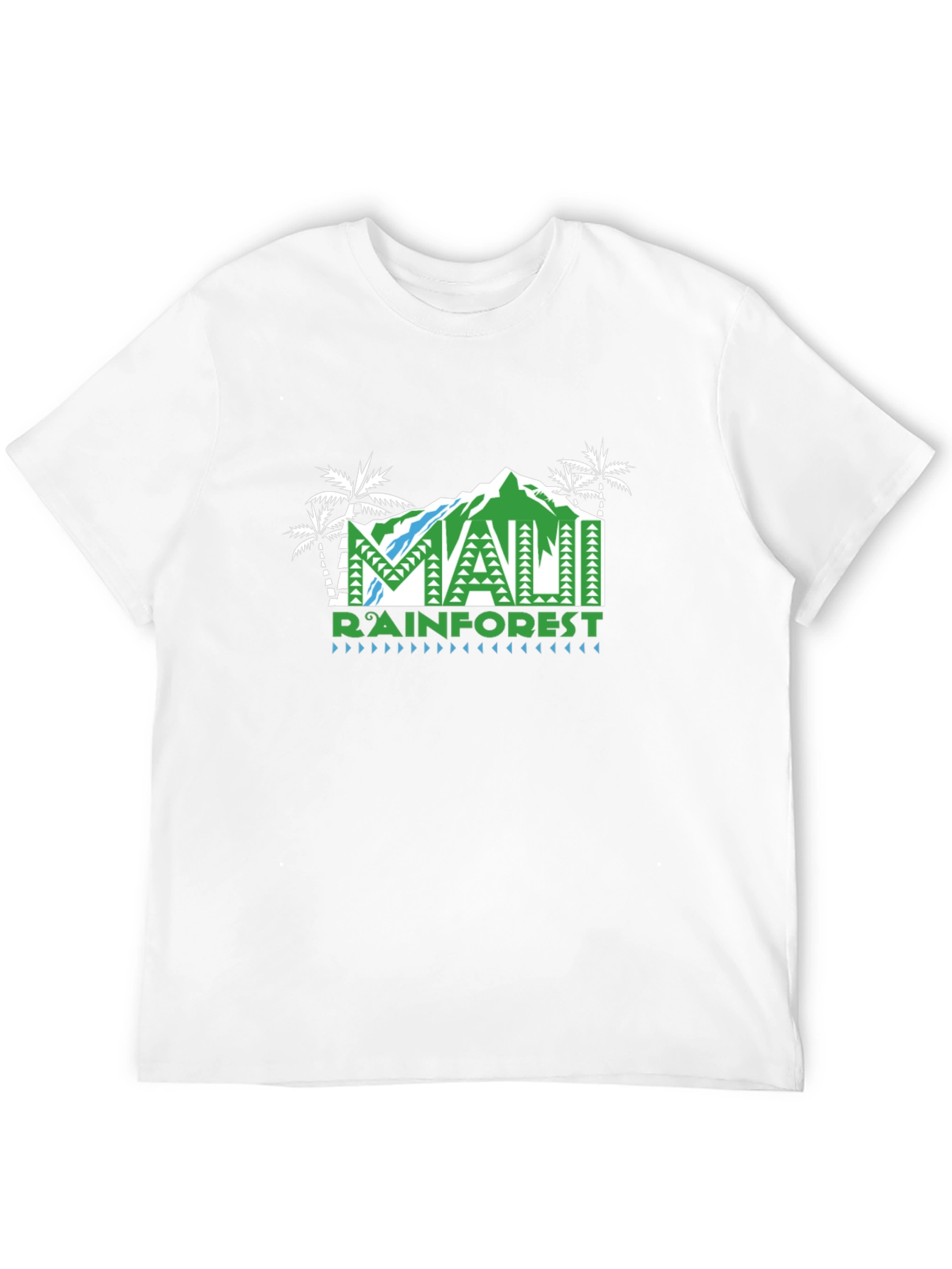 Maui Rainforest Graphic T-Shirt - Black