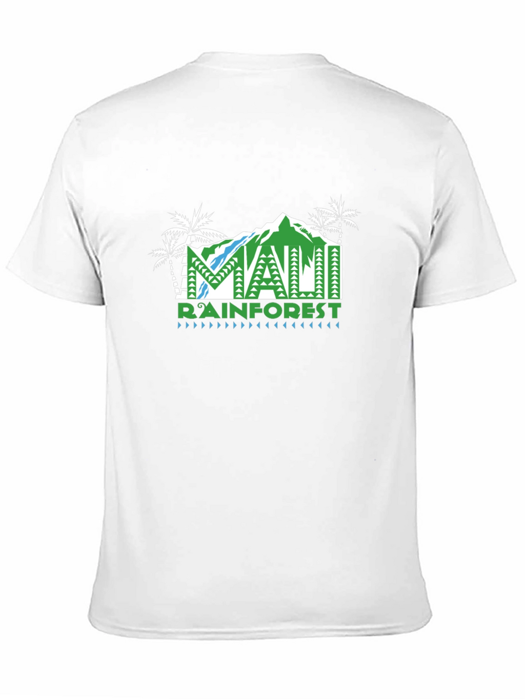 Maui Rainforest Graphic T-Shirt - Black