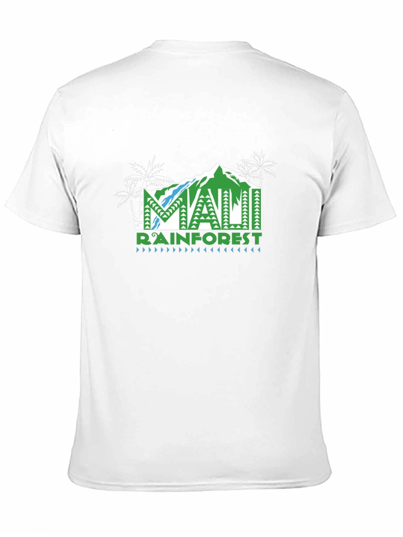 Maui Rainforest Graphic T-Shirt - Black