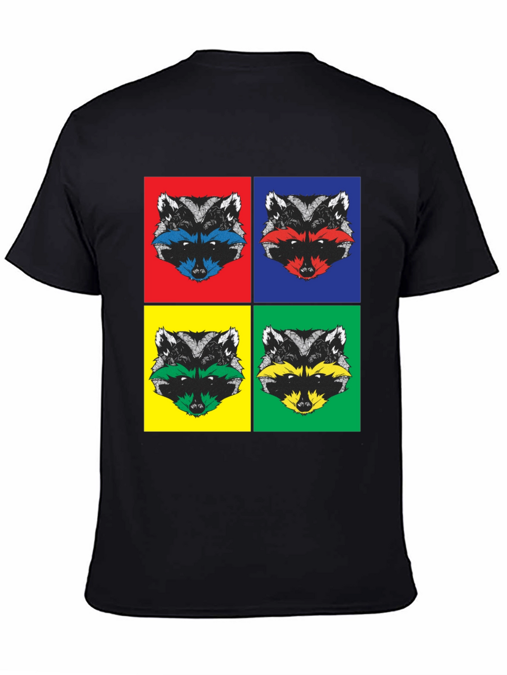 Pop Art Raccoon T-Shirt | Quirky Graphic Tee