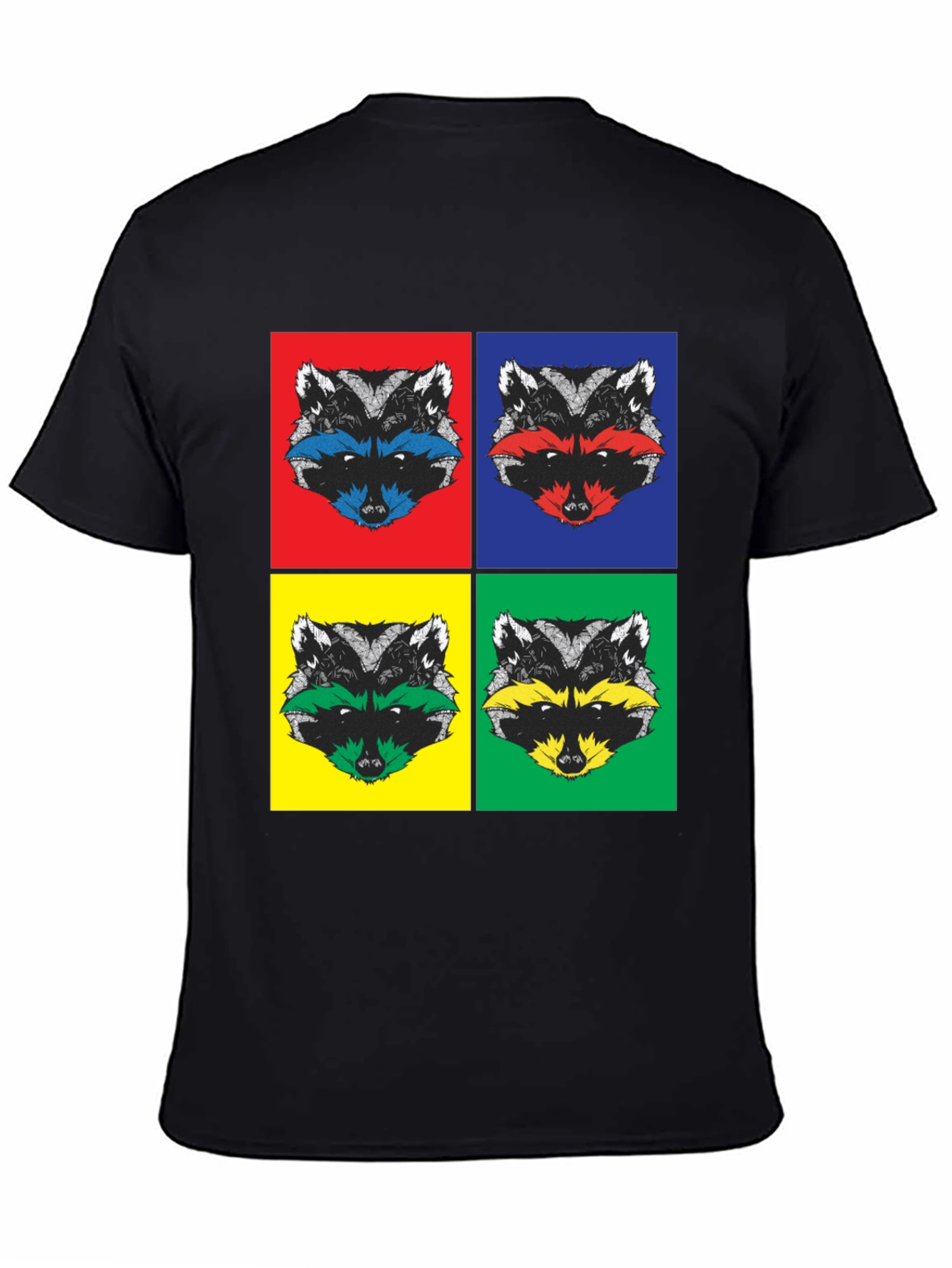 Pop Art Raccoon T-Shirt | Quirky Graphic Tee