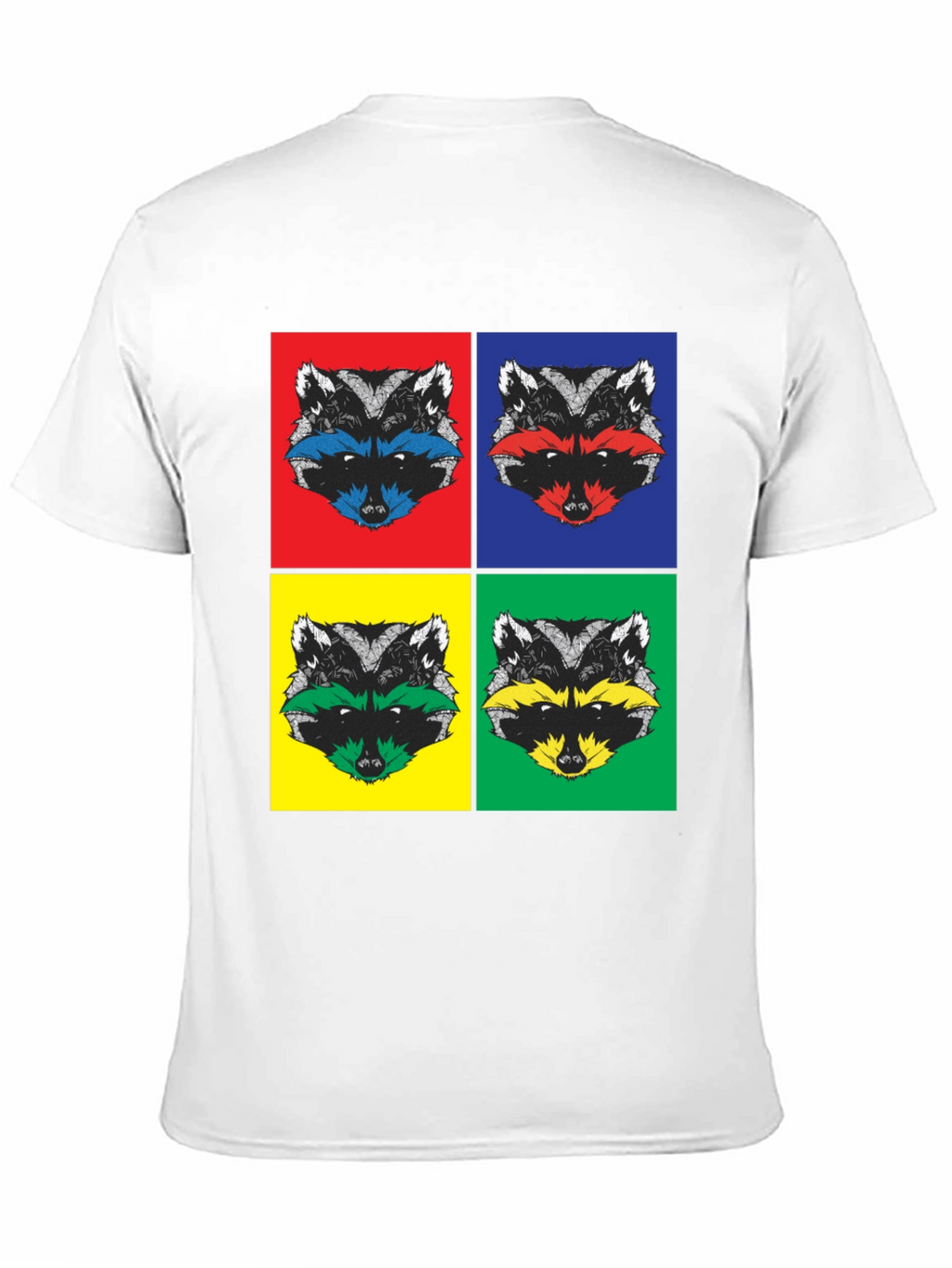 Pop Art Raccoon T-Shirt | Quirky Graphic Tee