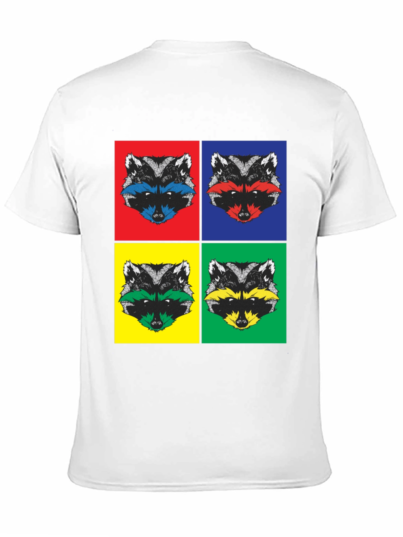 Pop Art Raccoon T-Shirt | Quirky Graphic Tee